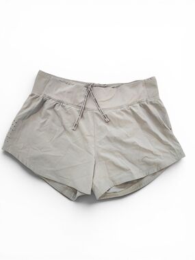 Under Armour Women's Light Taupe Athletic Running Shorts